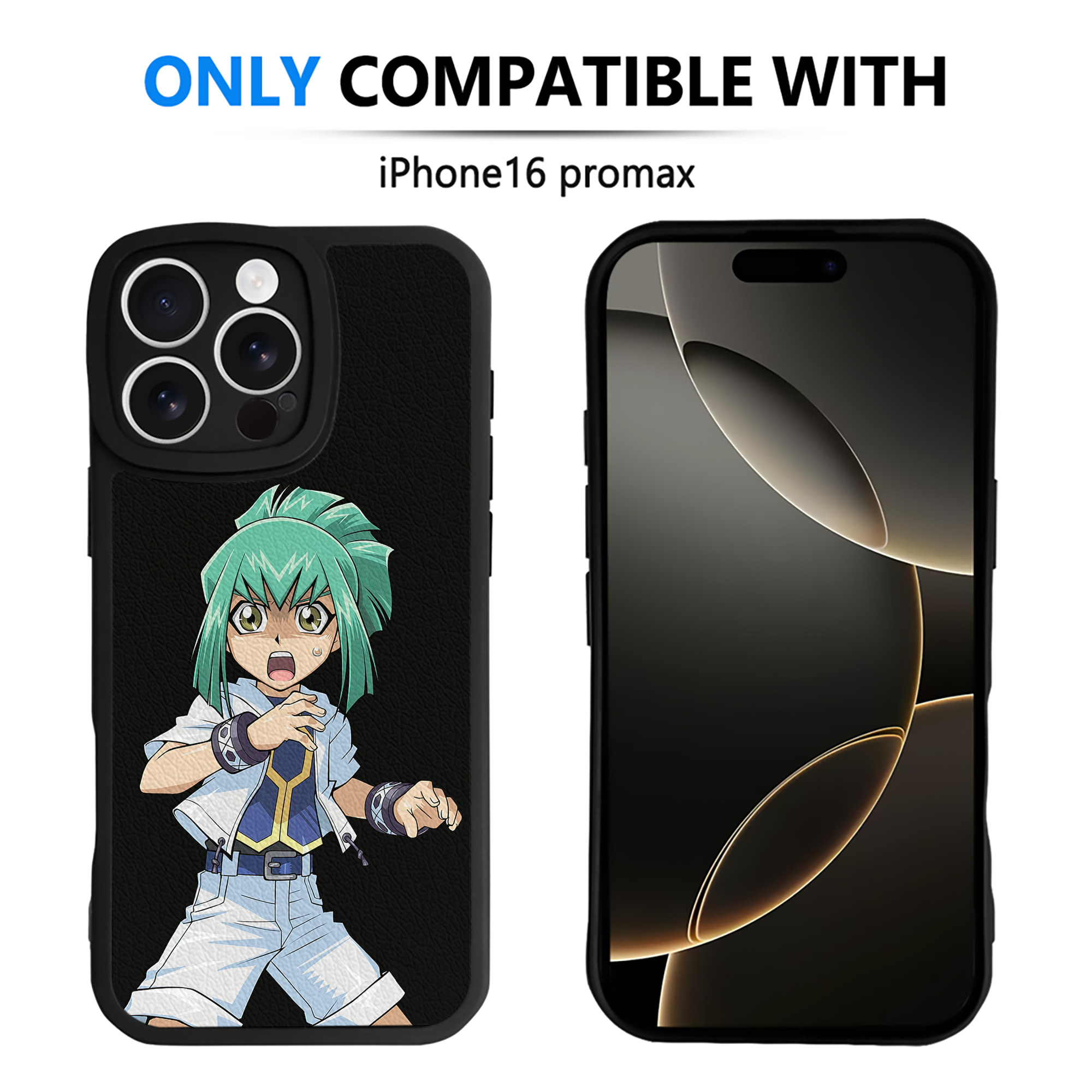 遊☆戯☆王 Yu-Gi-Oh! 【iPhone 16シリーズ対応】シリコンスマホケース（レザー調） 材質：シリコン